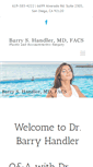 Mobile Screenshot of barryhandlermd.com